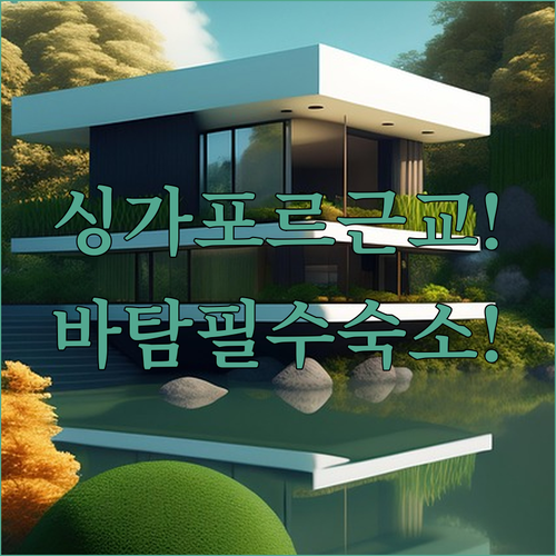 싱가포르 근교 인도네시아 바탐 숙소 추천 TOP 5 위치 장점 조식 수영장 시설 상세 비교