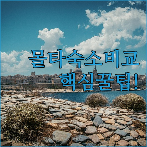 몰타 호텔 비교 쓰리 시티 슬리에마 마르사쉬로크 숙소 후기와 가격 분석