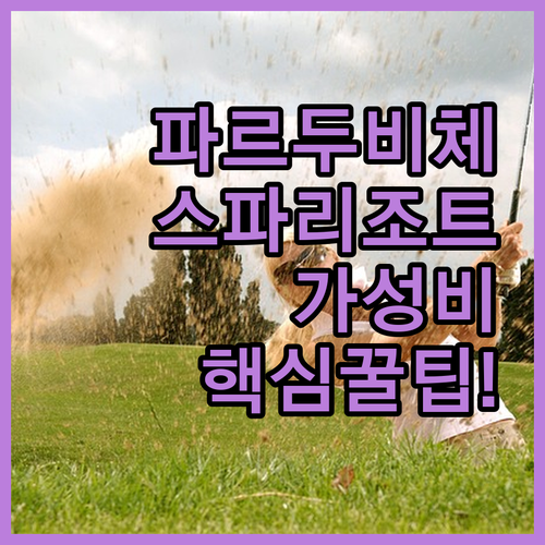 파르두비체 호텔 유로 골프 스파 리조트 펜지온 틀루스타 카흐나 가성비 추천