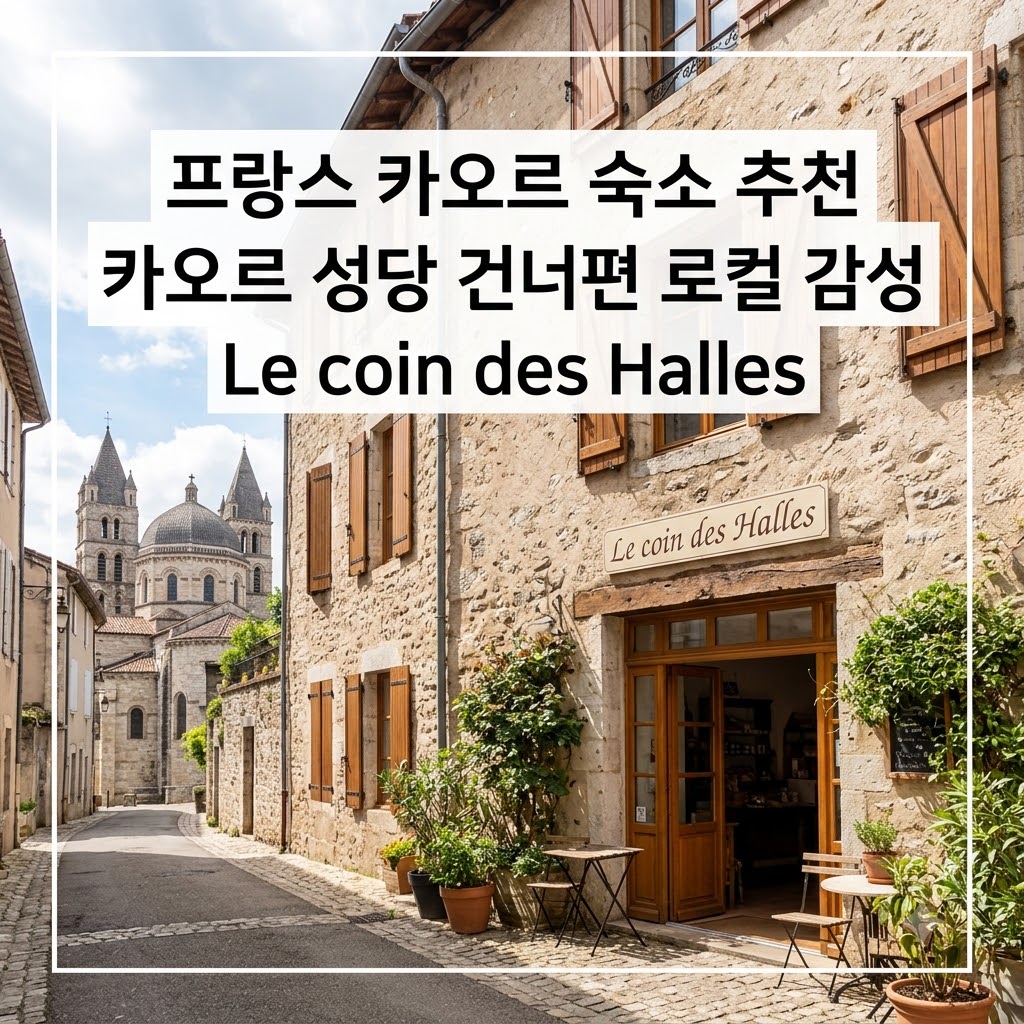 프랑스 카오르 숙소 추천 카오르 성당 건너편 로컬 감성 Le coin des Halles